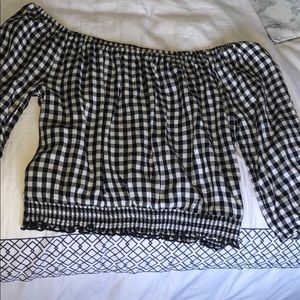 Hollister off the shoulder top